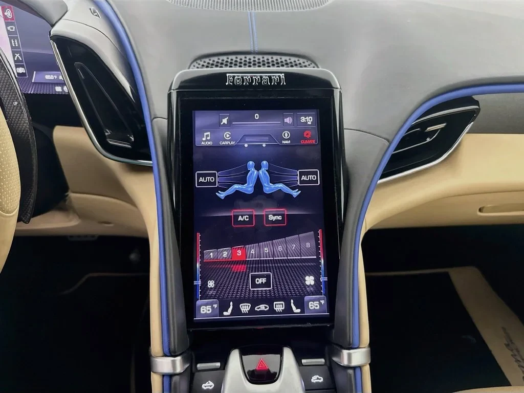 2026 Ferrari Roma Spider interior, Beige Tradizione