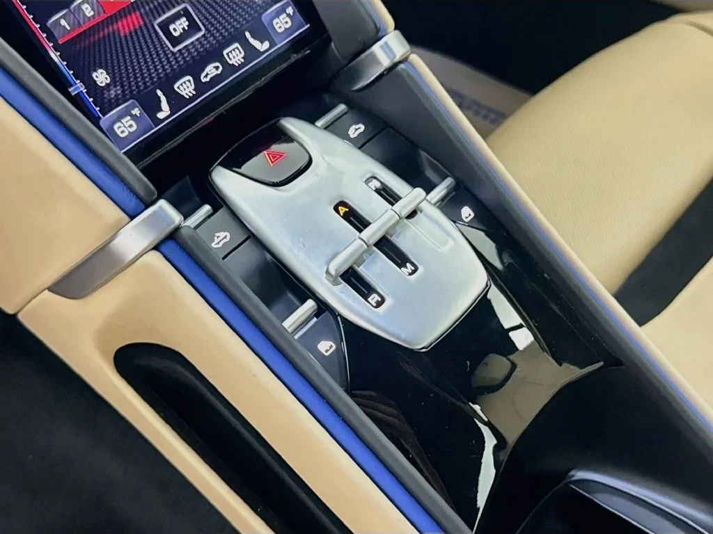 2026 Ferrari Roma Spider interior, center console, Beige Tradizione