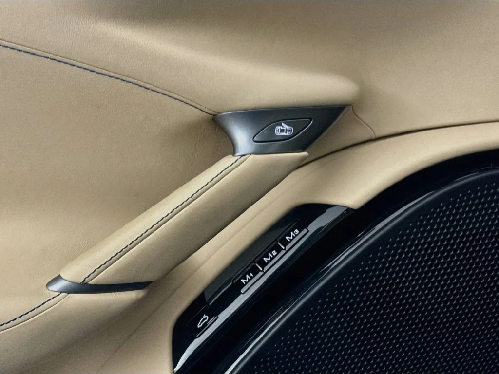 2026 Ferrari Roma Spider interior, door panel, Beige Tradizione