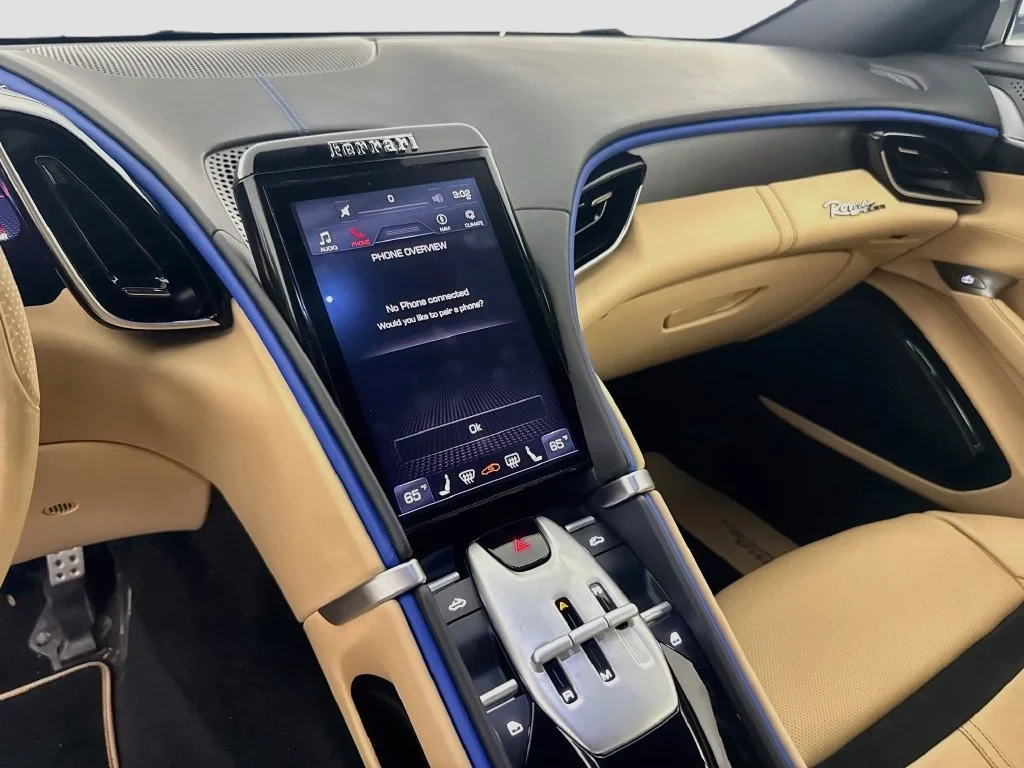 2026 Ferrari Roma Spider interior, Beige Tradizione