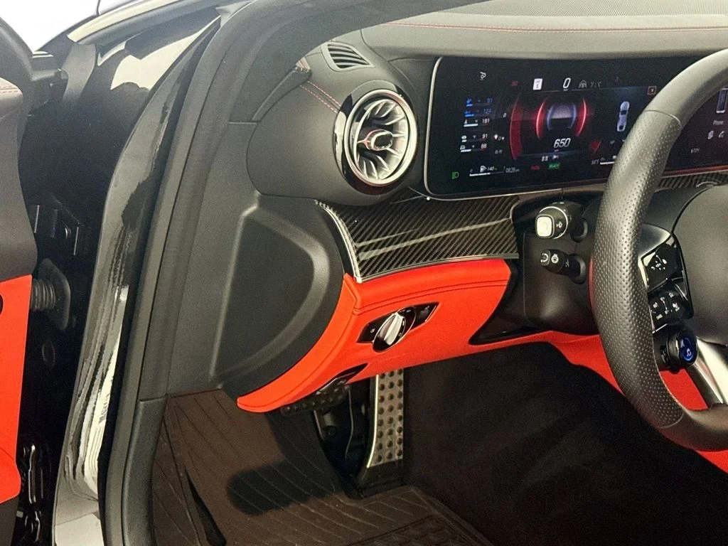 2026 Mercedes-AMG GT 63 S E Performance 4-Door Coupe interior, door panel, Red Nappa