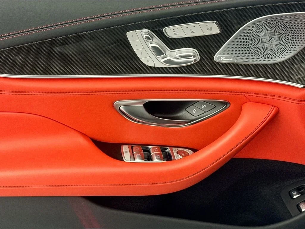2026 Mercedes-AMG GT 63 S E Performance 4-Door Coupe interior, door panel, Red Nappa
