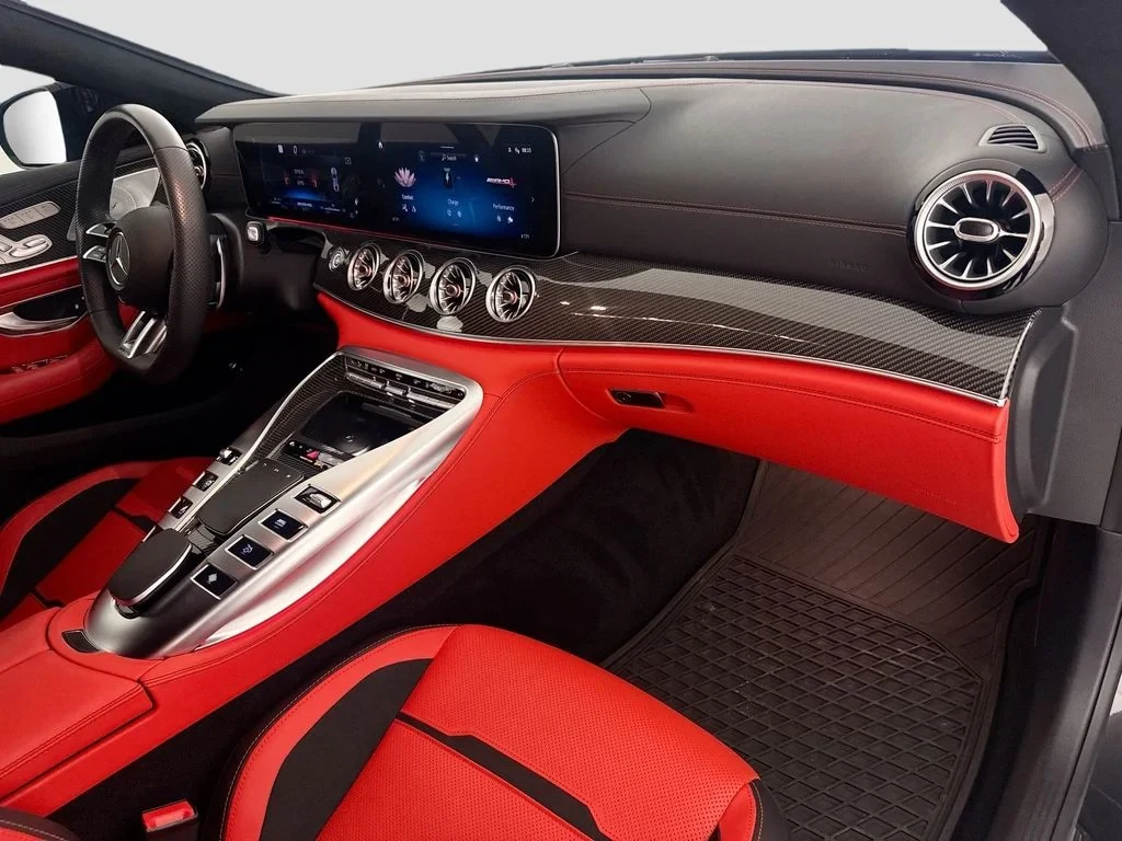 2026 Mercedes-AMG GT 63 S E Performance 4-Door Coupe interior, Red Nappa