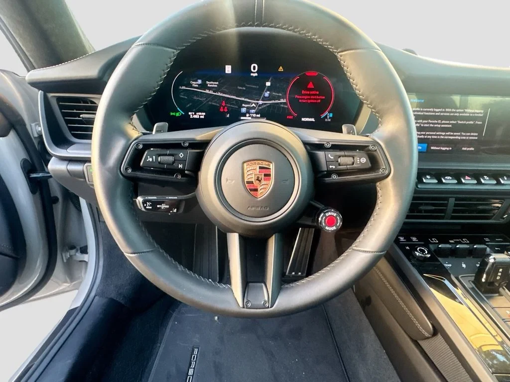 2026 Porsche 911 Carrera 4 GTS interior, dashboard, Basalt Black