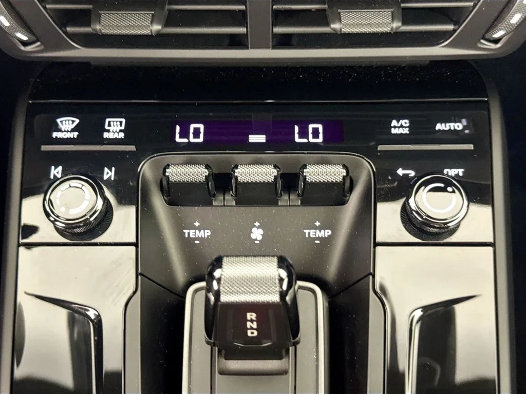 2026 Porsche 911 Carrera 4 GTS interior, center console, Basalt Black