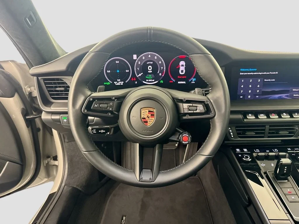 2026 Porsche 911 Carrera 4 GTS interior, dashboard, Basalt Black
