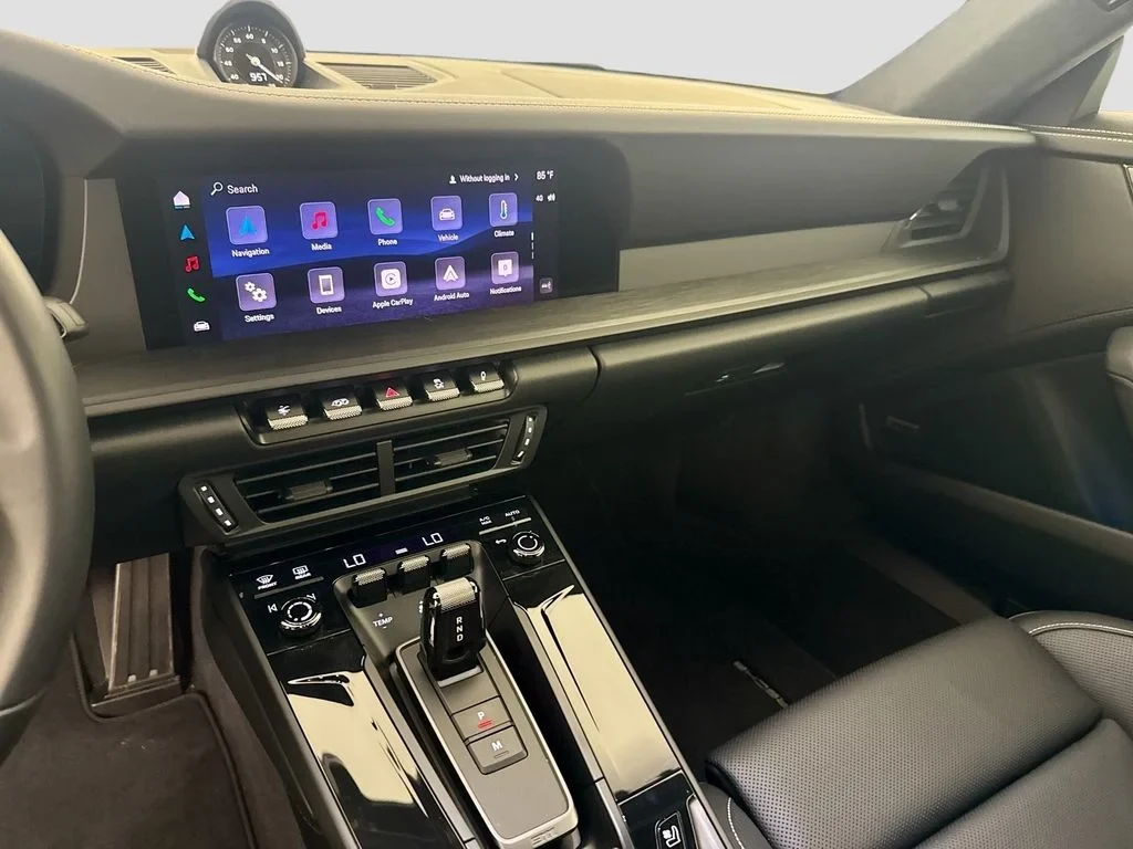 2026 Porsche 911 Carrera 4 GTS interior, Basalt Black