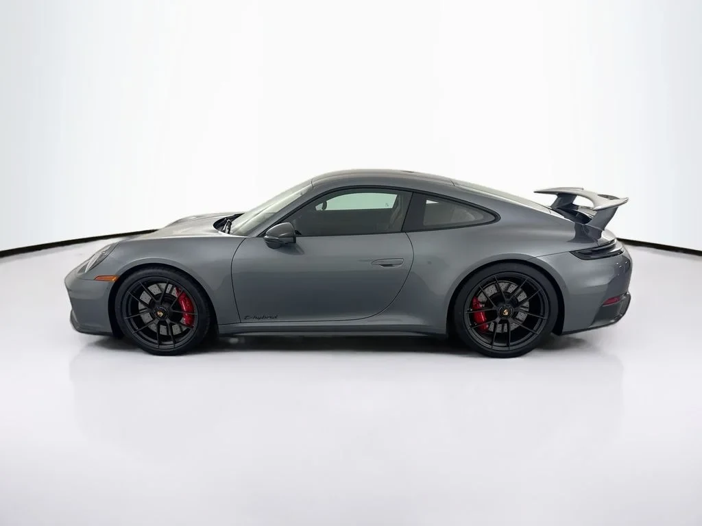 2026 Porsche 911 Carrera 4 GTS, side profile, Grey
