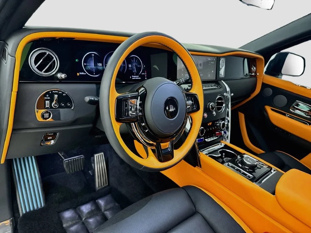 2026 Rolls-Royce Cullinan Series II interior, dashboard, Fire Opal Orange