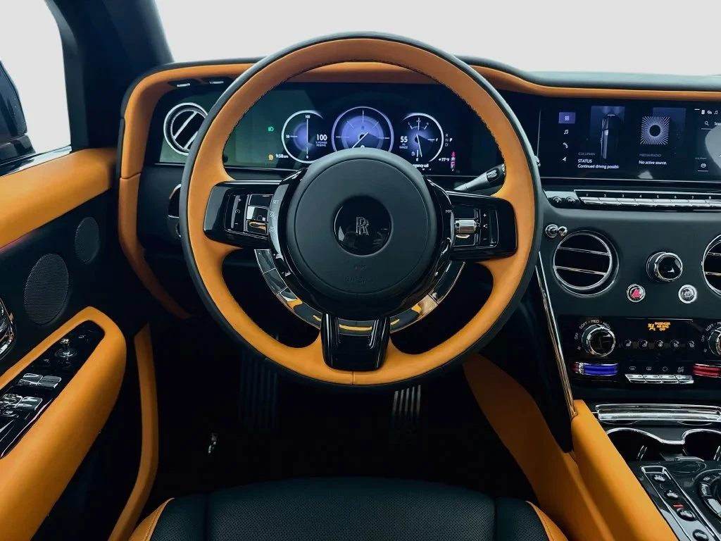 2026 Rolls-Royce Cullinan Series II interior, dashboard, Fire Opal Orange