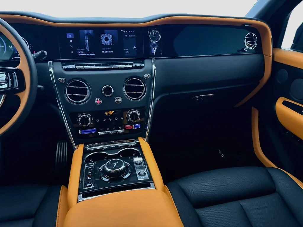 2026 Rolls-Royce Cullinan Series II interior, dashboard, Fire Opal Orange