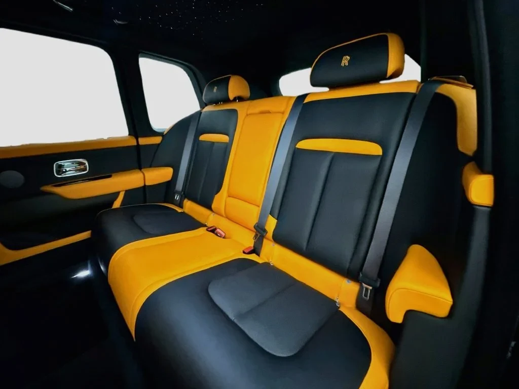 2026 Rolls-Royce Cullinan Series II interior, seats, Fire Opal Orange