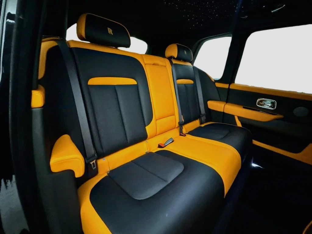 2026 Rolls-Royce Cullinan Series II interior, seats, Fire Opal Orange