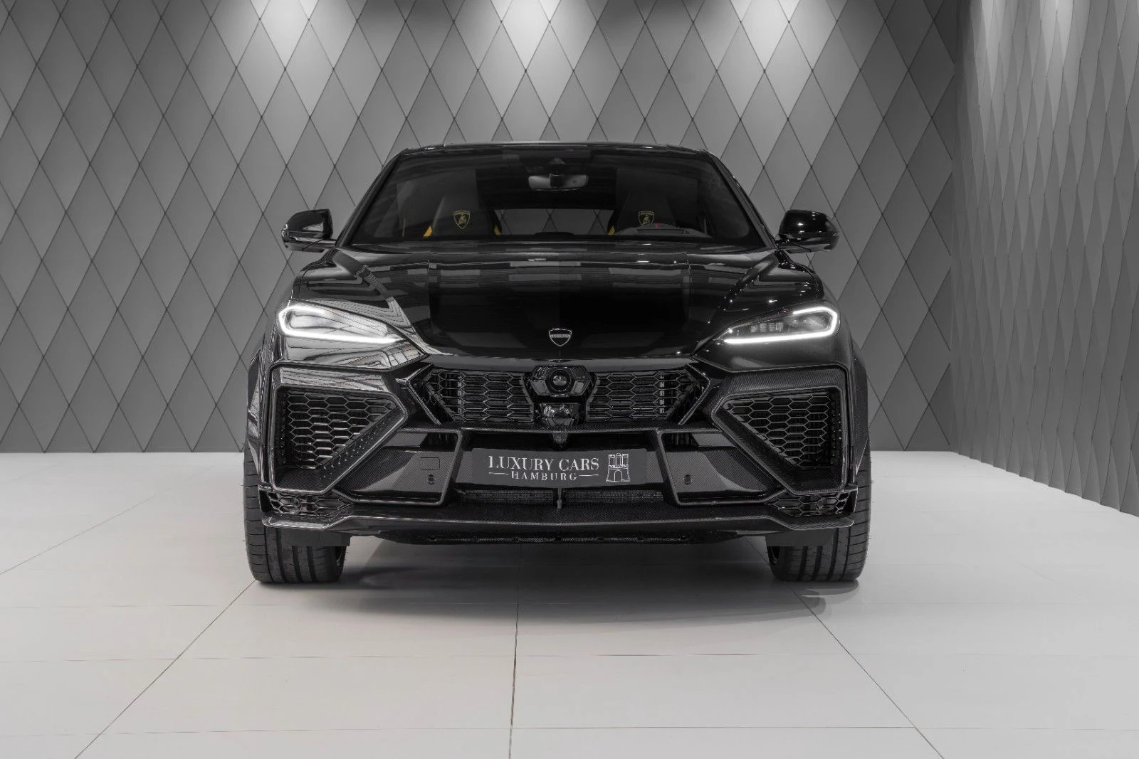 Black BRABUS Urus SE, full front view