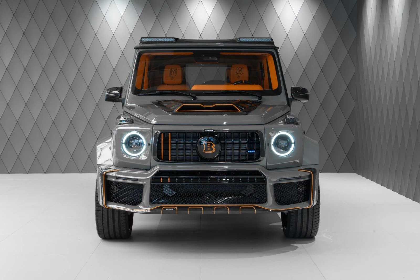 Gray BRABUS G 800, full front view