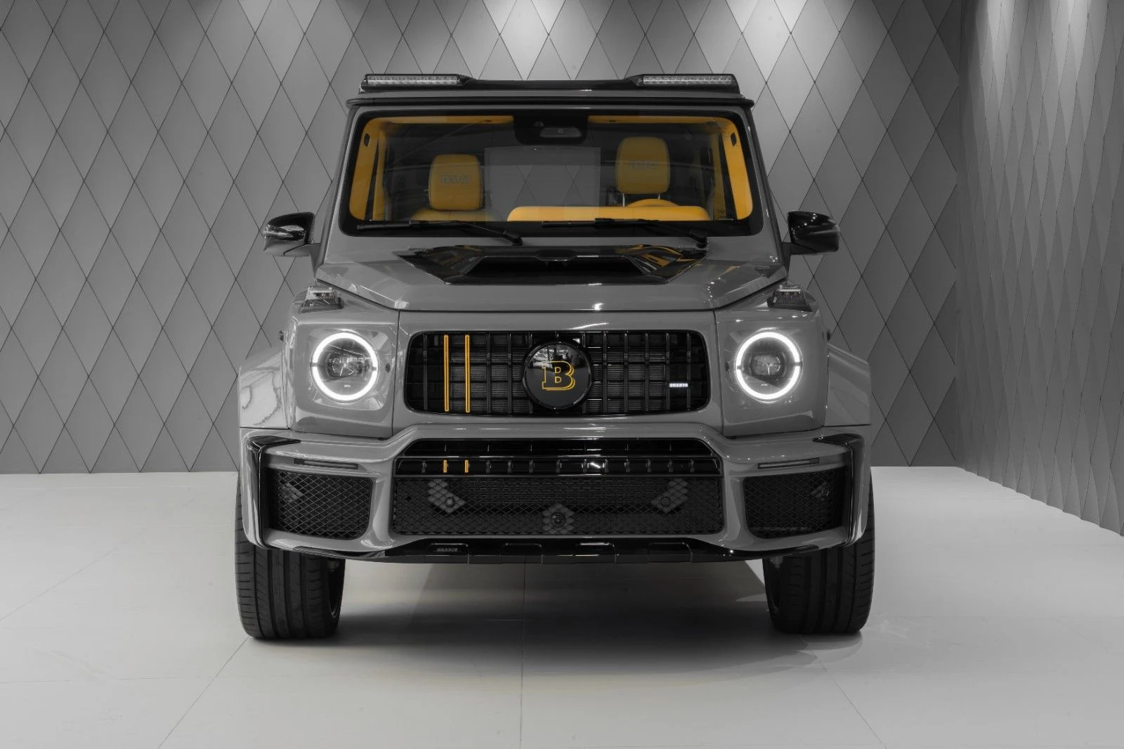 Gray BRABUS G 800, full front view