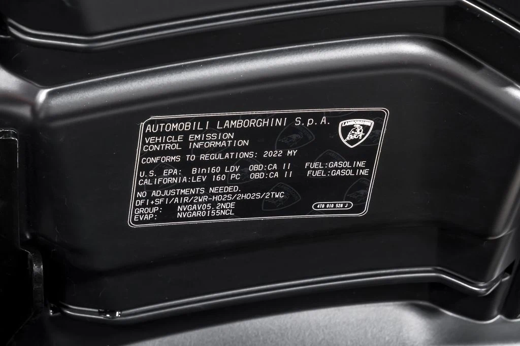 2022 Lamborghini Huracán EVO Spyder RWD, 29/30