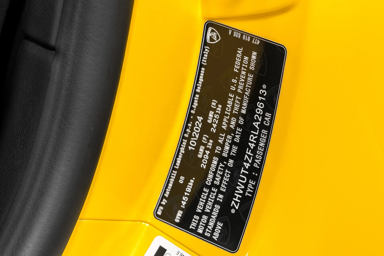 2024 Lamborghini Huracán EVO Spyder, 6/30