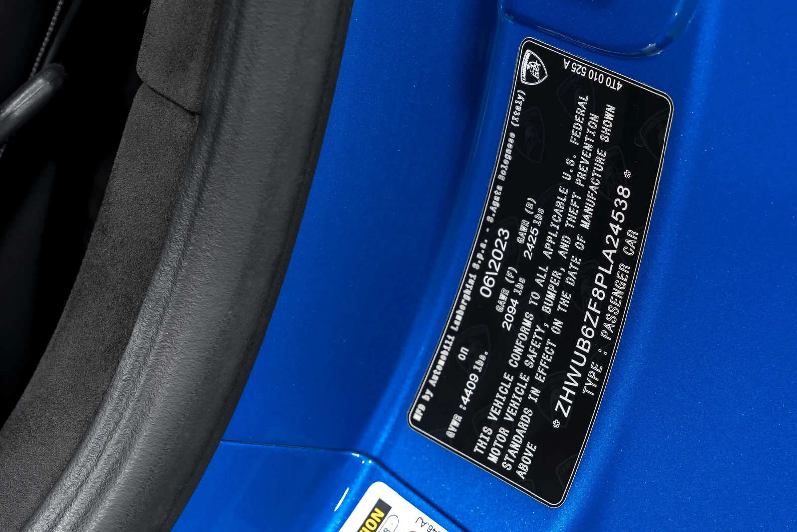 2023 Lamborghini Huracán Tecnica, 5/28