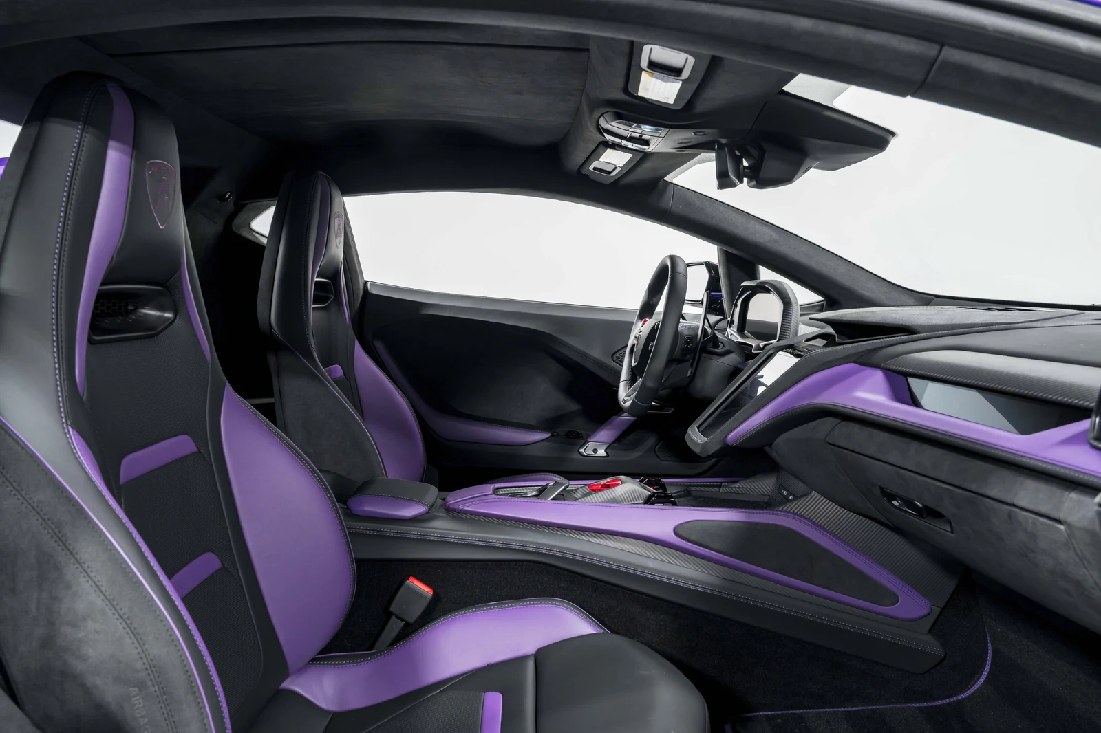 2026 Lamborghini Temerario interior, Nero Ade leather