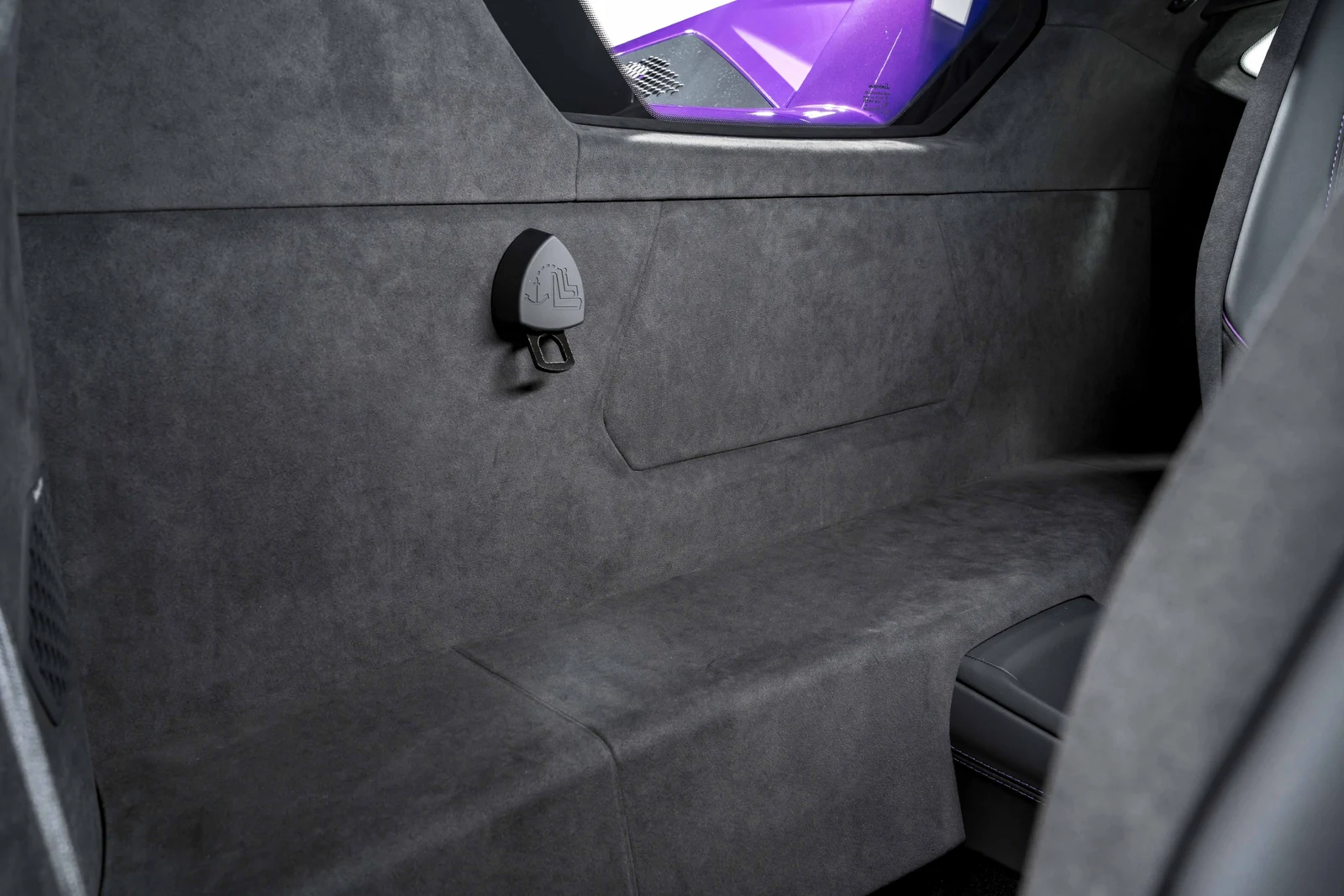2026 Lamborghini Temerario interior, door panel, Nero Ade leather
