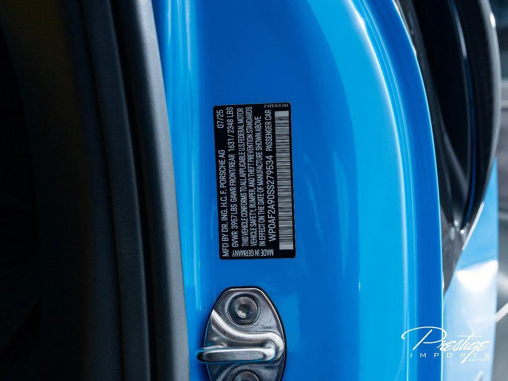 2025 Porsche 911 (992.1) GT3 RS Manthey Racing, 30/30