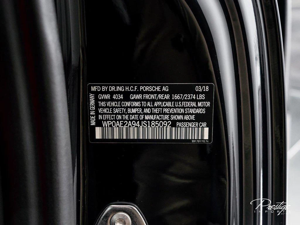 2018 Porsche 911 (991.2) GT2 RS, 30/30