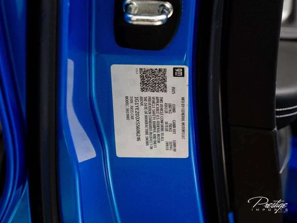 2025 Chevrolet Corvette Z06 2LZ (C8), 30/30