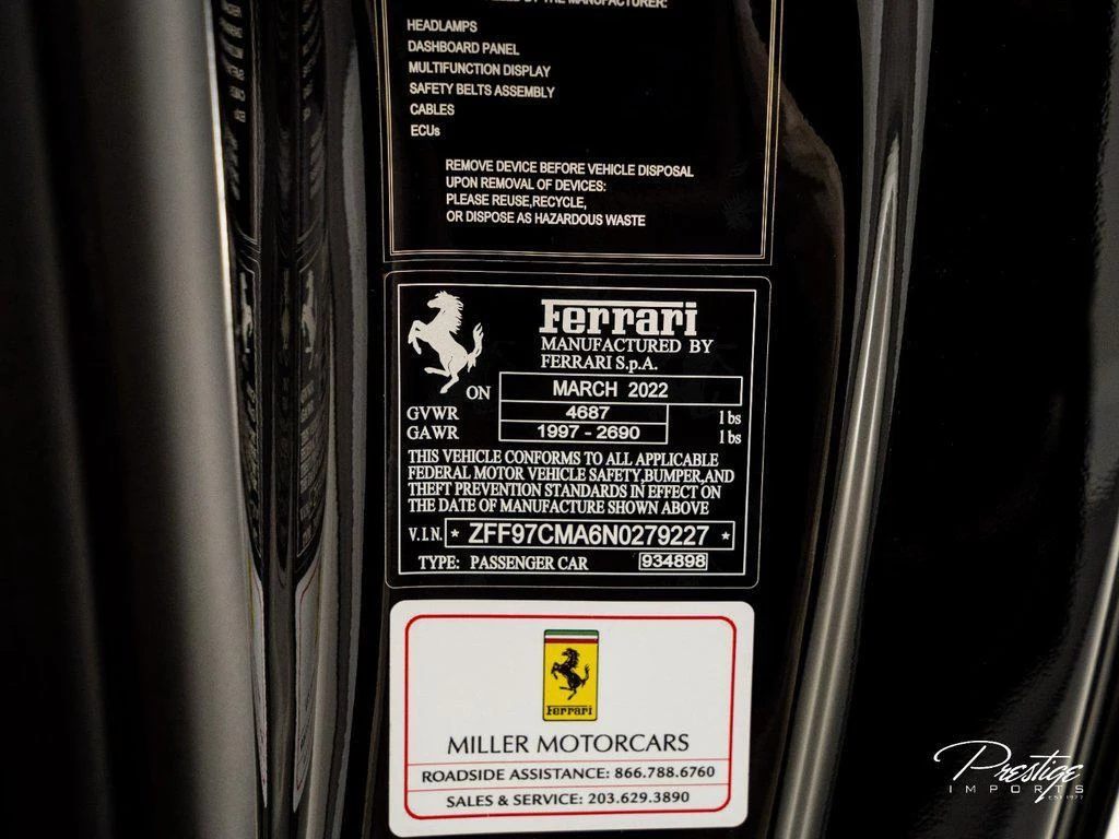 2022 Ferrari 812 GTS, 30/30