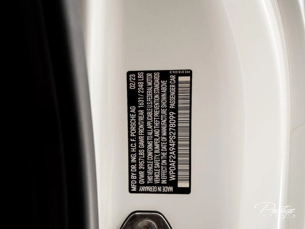 2023 Porsche 911 (992.1) GT3 RS, 30/30
