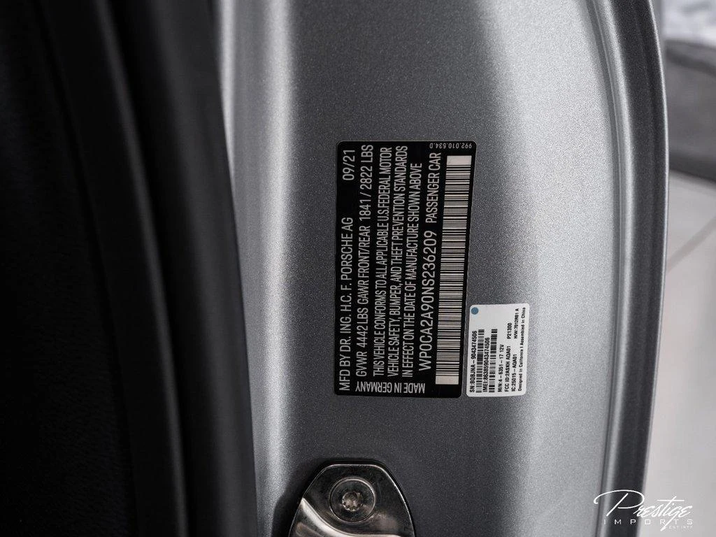 2022 Porsche 911 (992.1) Carrera Cabriolet, 30/30