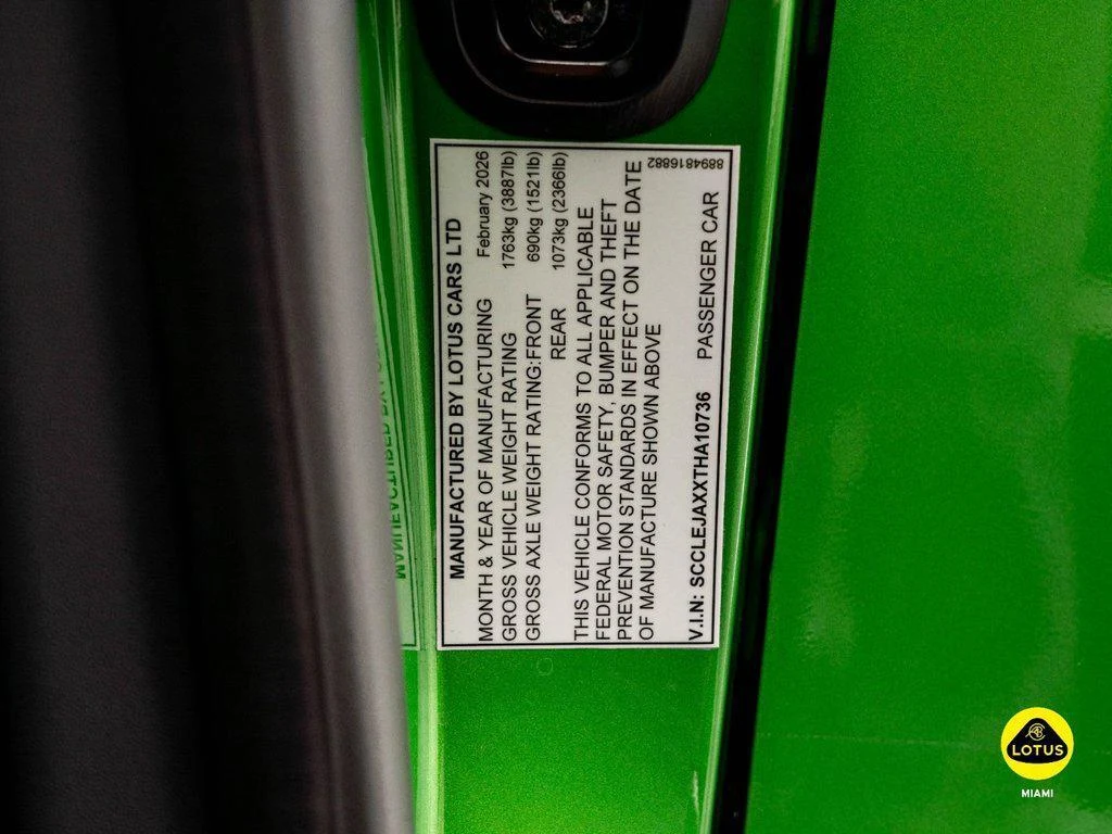 2026 Lotus Emira V6 SE, 30/30
