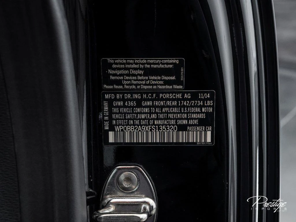 2015 Porsche 911 (991.1) Targa 4S, 30/30