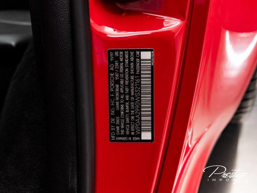 1998 Porsche 911 (993) Carrera S, 30/30