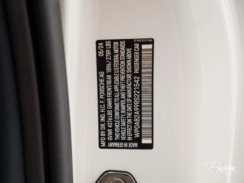 2024 Porsche 911 (992.1) Carrera S, 30/30