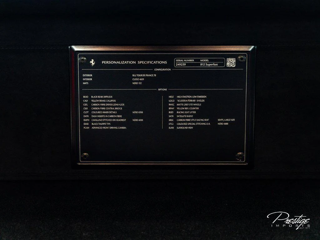 2020 Ferrari 812 Superfast, 9/29