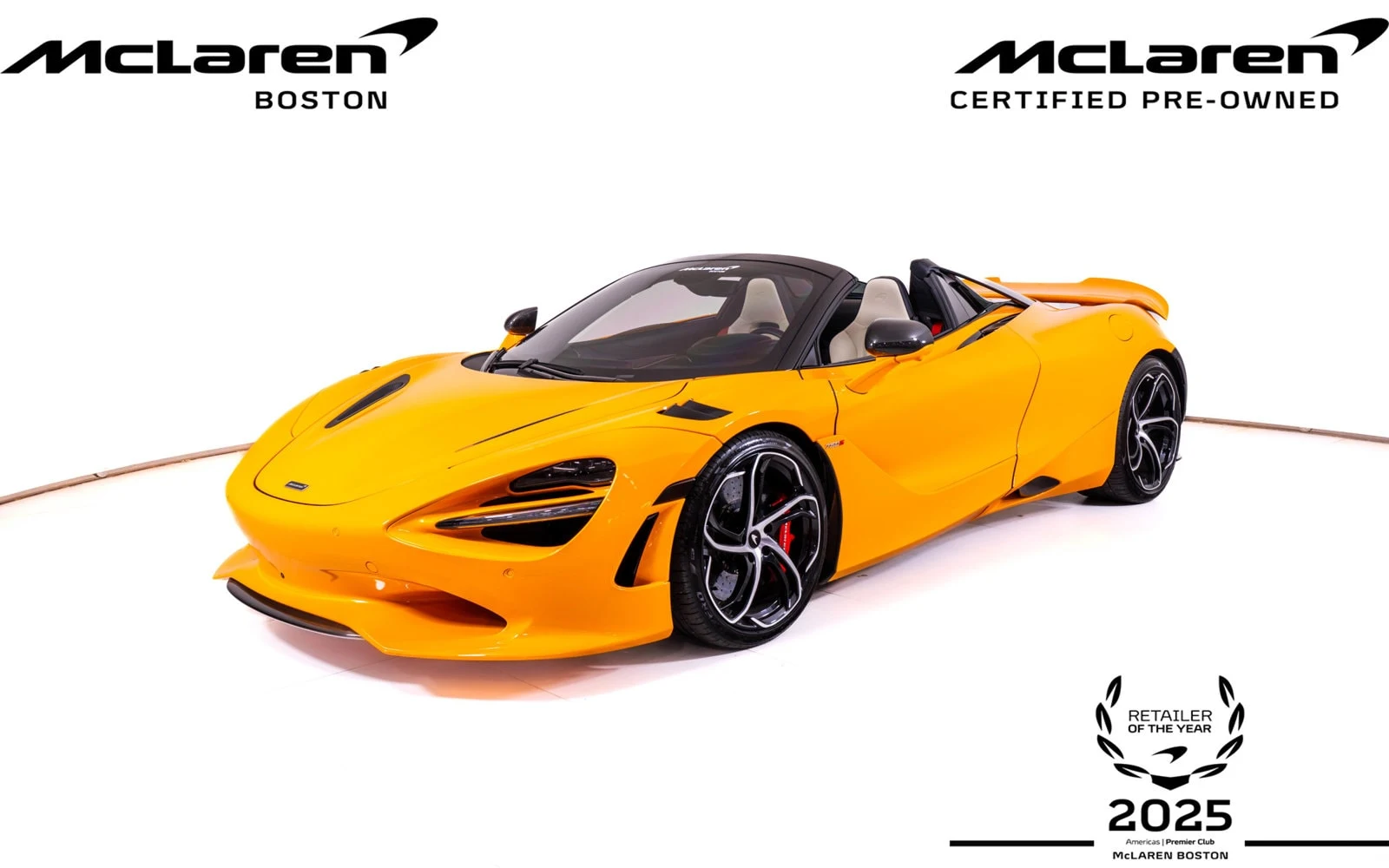 2024 McLaren 750S Spider offered by McLaren Boston in Norwell, Massachusetts