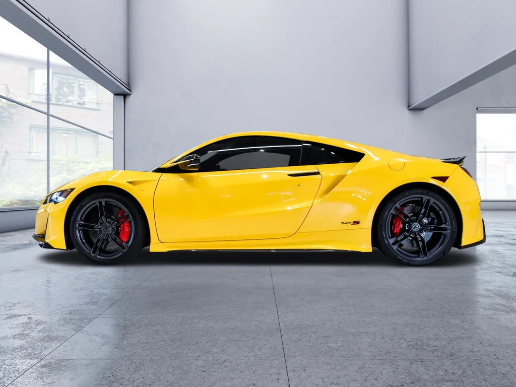 2022 Acura NSX Type S, side profile, Yellow
