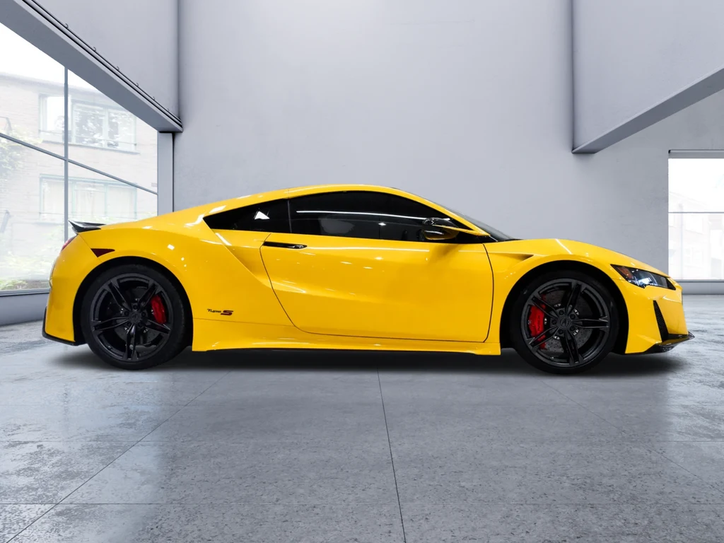 2022 Acura NSX Type S, side profile, Yellow