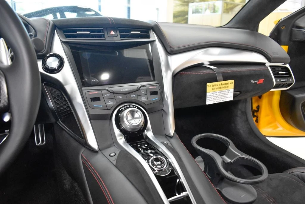 2022 Acura NSX Type S interior, Ebony