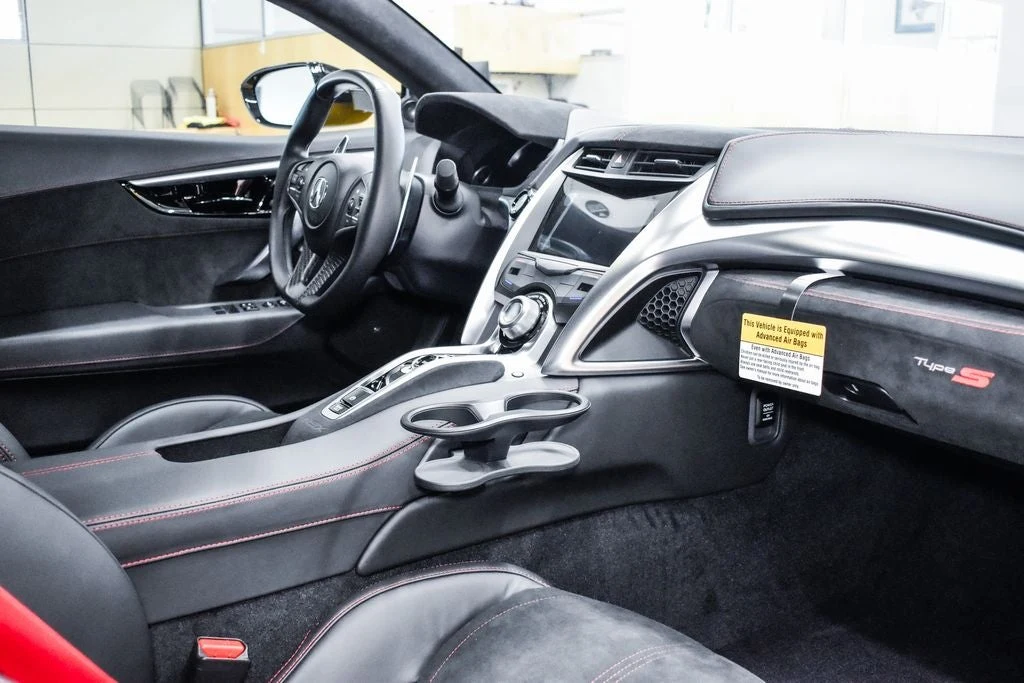 2022 Acura NSX Type S interior, Ebony