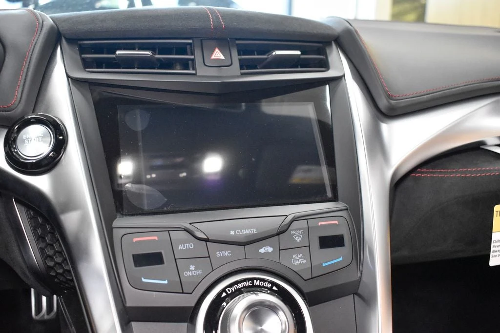 2022 Acura NSX Type S interior, Ebony