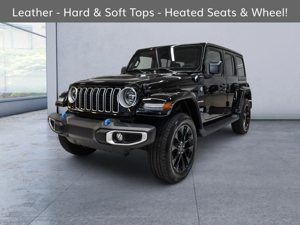 2024 Jeep Wrangler Sahara 4xe for sale, exterior, Black