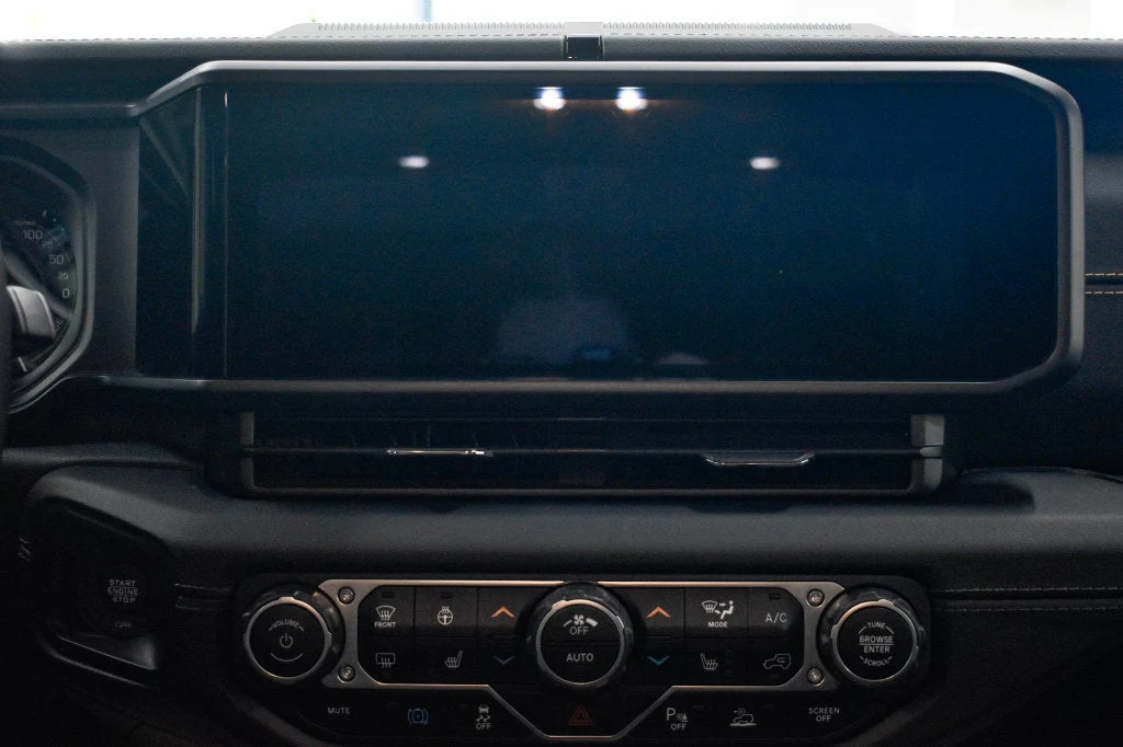 2024 Jeep Wrangler Sahara 4xe interior, Black