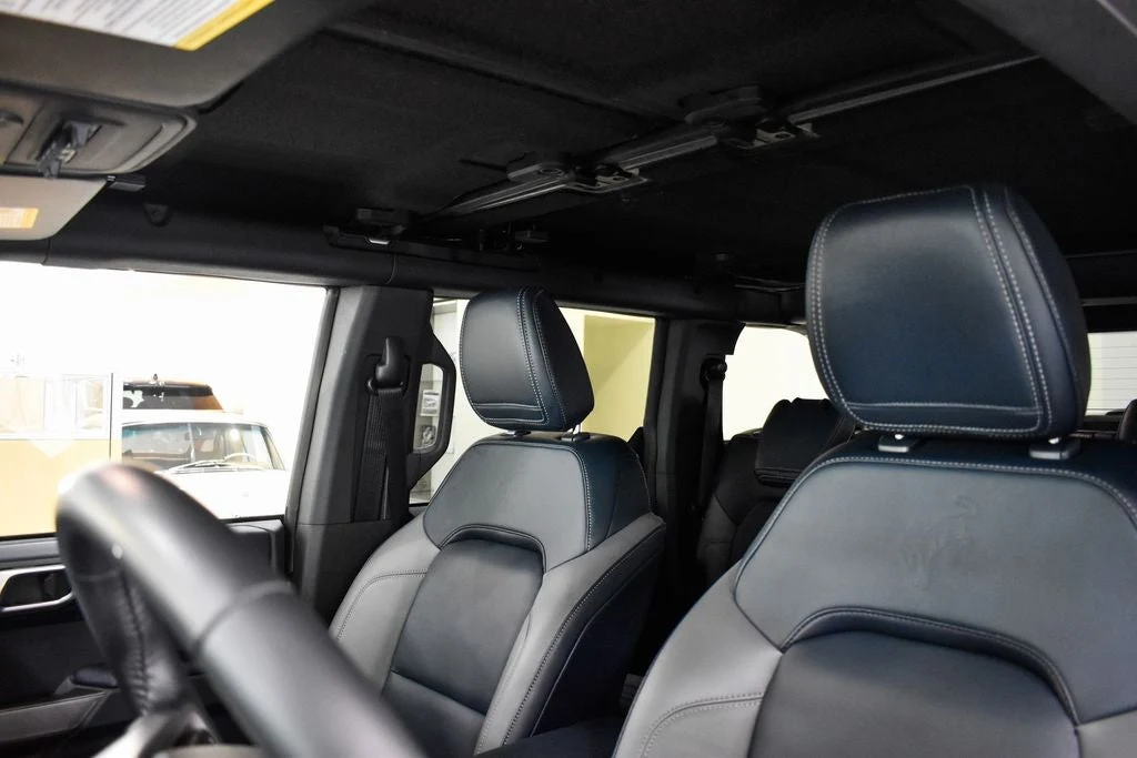 2023 Ford Bronco Outer Banks interior, seats, Dark Space Gray