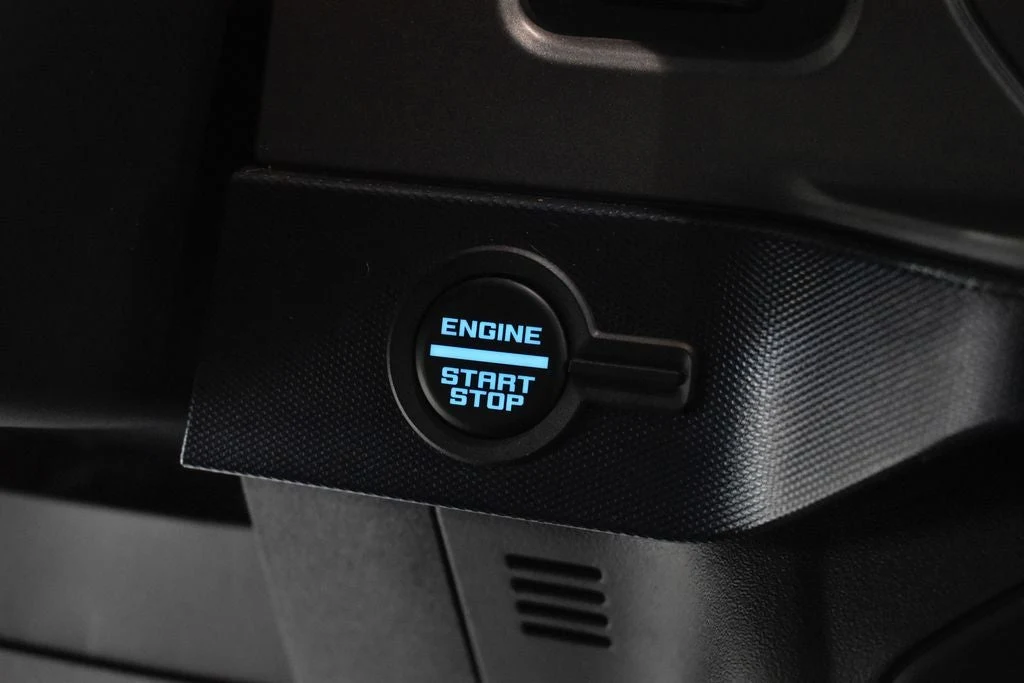 2023 Ford Bronco Outer Banks interior, center console, Dark Space Gray