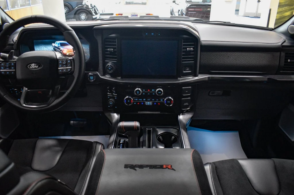 2025 Ford F-150 Raptor R interior, Black