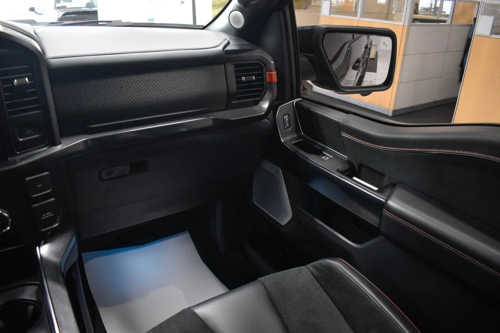 2025 Ford F-150 Raptor R interior, door panel, Black