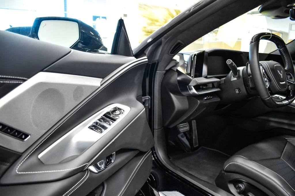 2026 Chevrolet Corvette Z06 Convertible interior, door panel, Jet Black