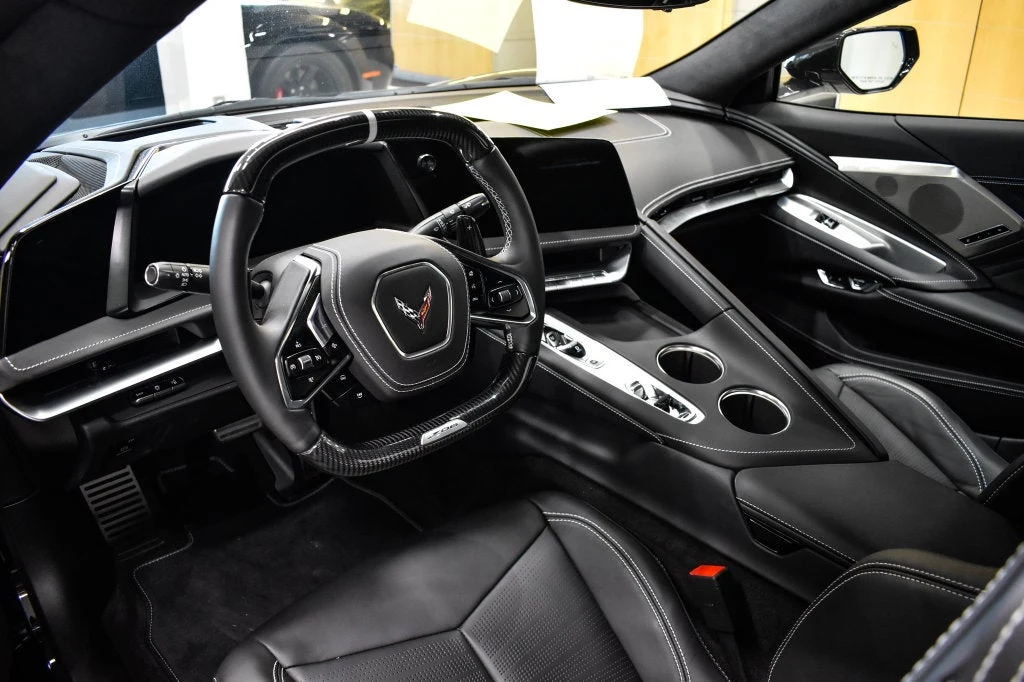 2026 Chevrolet Corvette Z06 Convertible interior, Jet Black